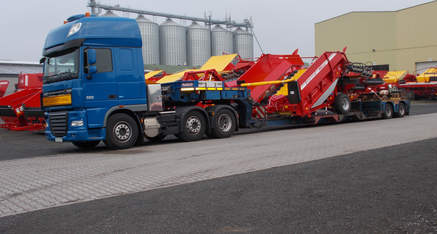 Transport von einer Landmaschine von Damme (Deutschland) nach Travemünde (Deutschland)